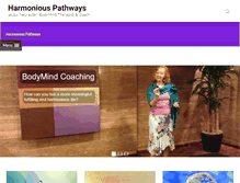 Tablet Screenshot of harmoniouspathways.com
